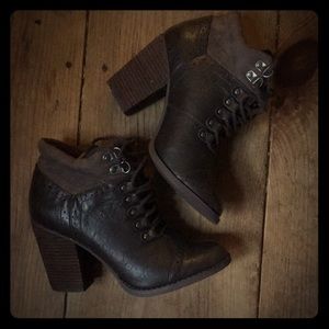 Not Rated Laced Ankle Boots